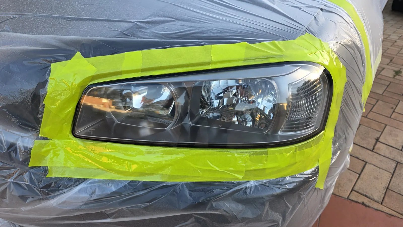 Headlight Restoration after repair